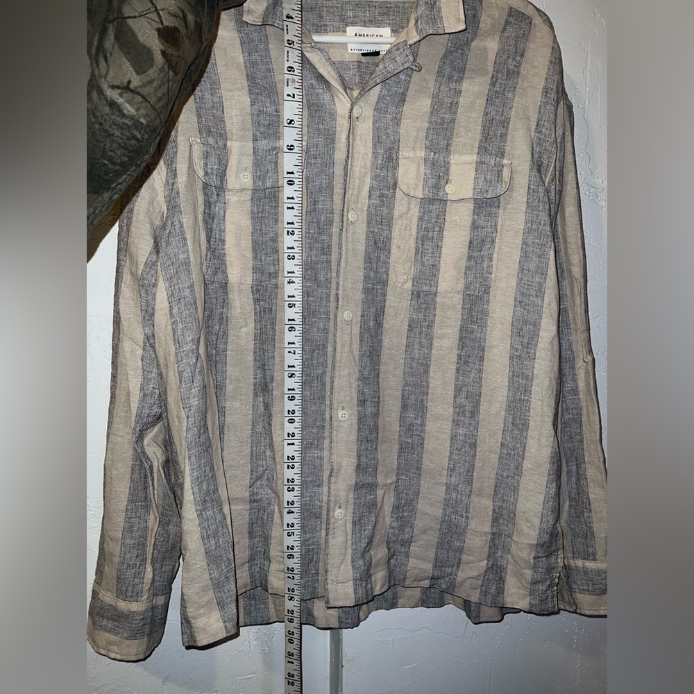 AE Linen Blend Mechanic Shirt - Picture 7 of 10